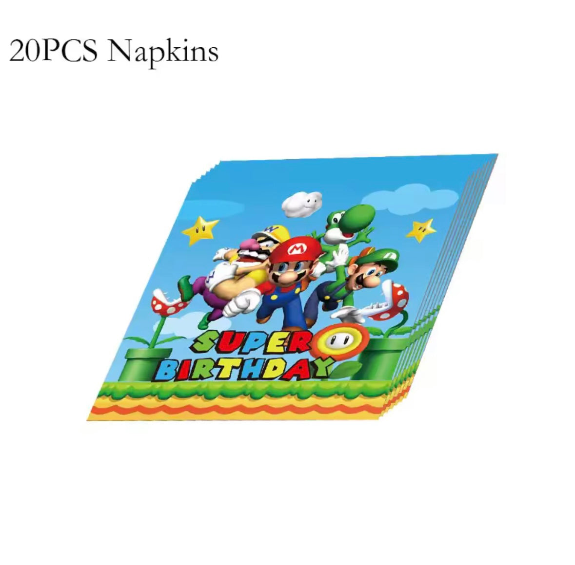 Kit déco à thème - Mario Run Festif 974