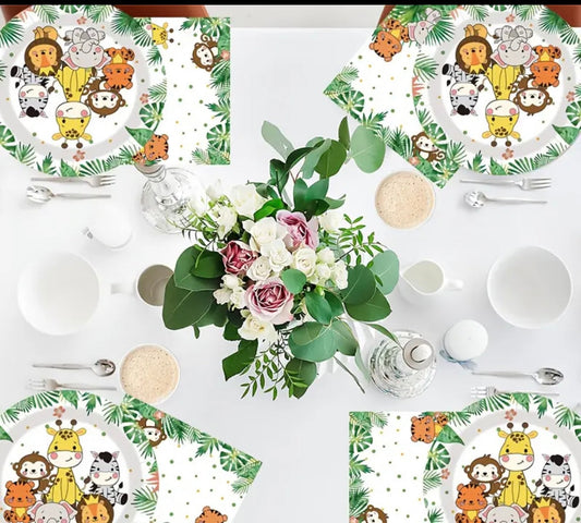 Kit déco à thème - SAFARI Run Festif 974