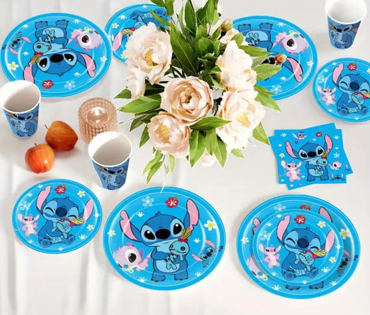 Kit Déco à Thème – Stitch ( dispo chez Hayat Boutik - 56 rue Victor le vigoureux St pierre 97410 ) en vente sur place directement Run festif 974