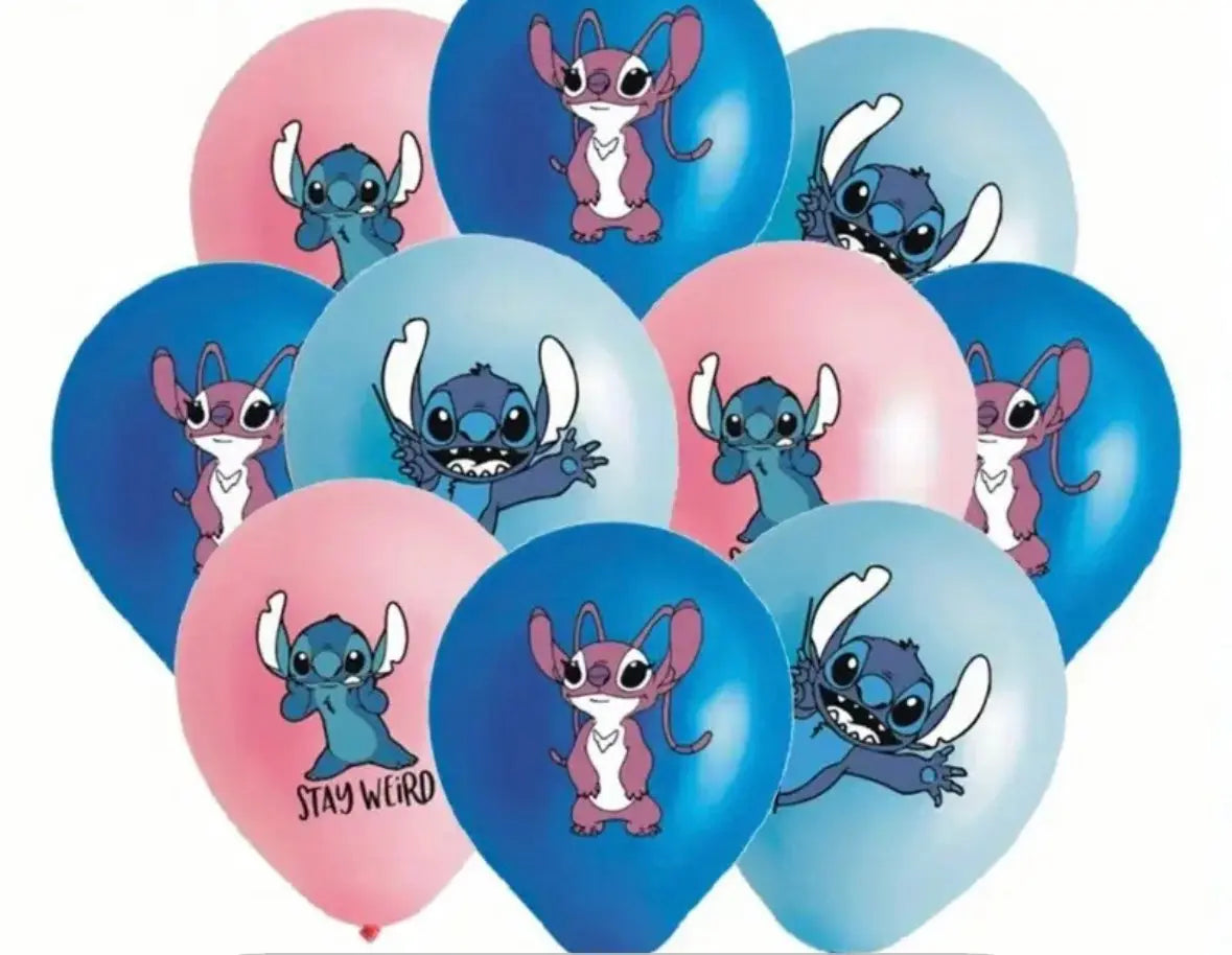 Kit Déco à Thème – Stitch ( dispo chez Hayat Boutik - 56 rue Victor le vigoureux St pierre 97410 ) en vente sur place directement Run festif 974