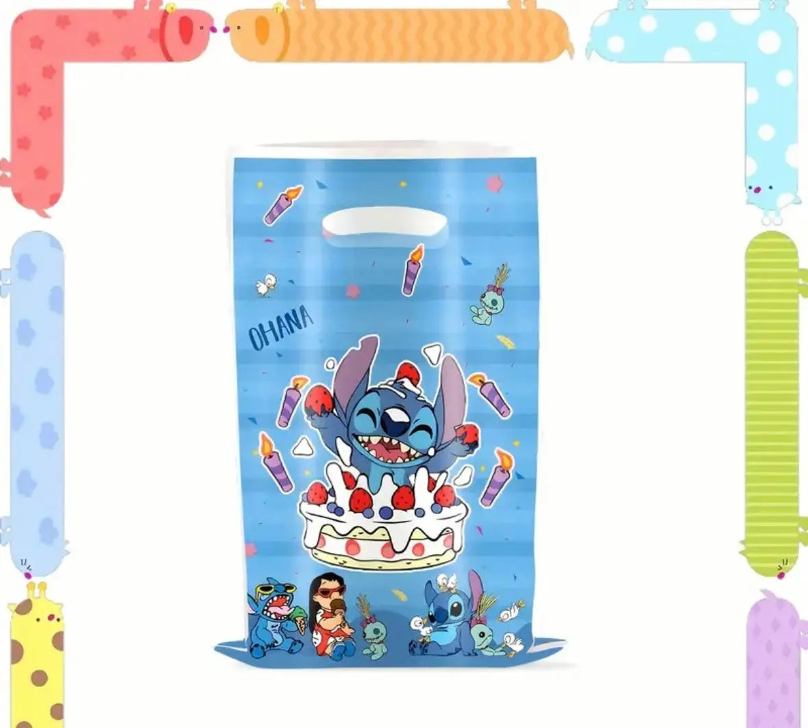Kit Déco à Thème – Stitch ( dispo chez Hayat Boutik - 56 rue Victor le vigoureux St pierre 97410 ) en vente sur place directement Run festif 974