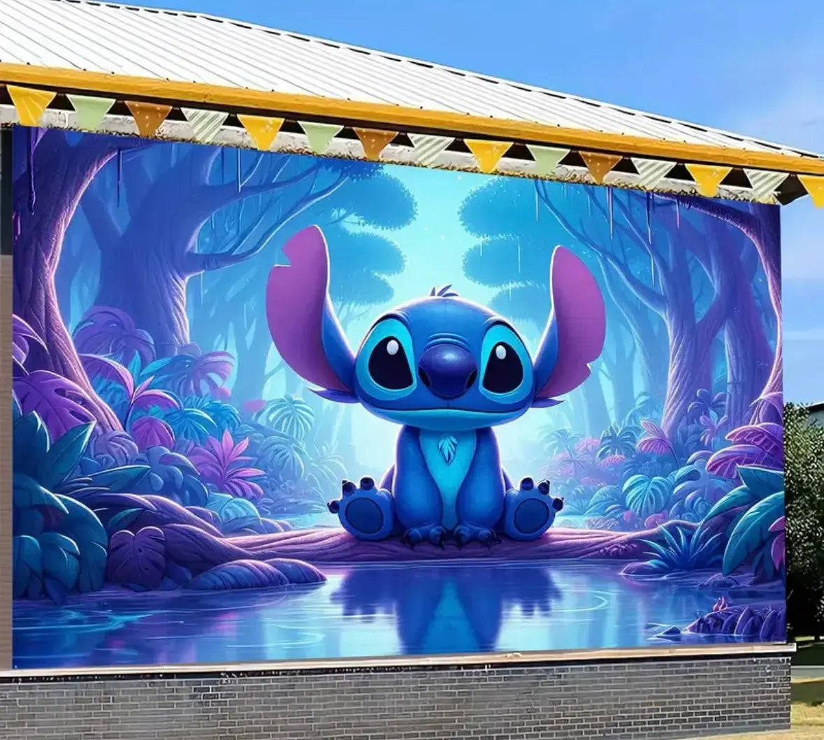 Kit Déco à Thème – Stitch ( dispo chez Hayat Boutik - 56 rue Victor le vigoureux St pierre 97410 ) en vente sur place directement Run festif 974