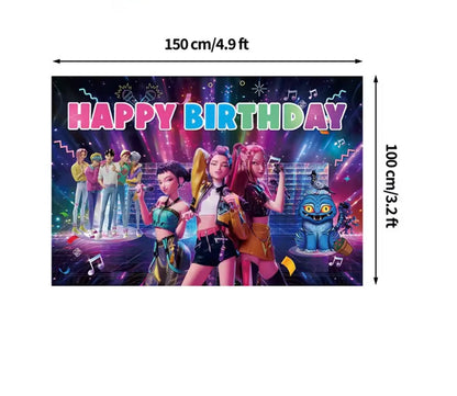 Kit déco à thème - KPop Demon Hunters