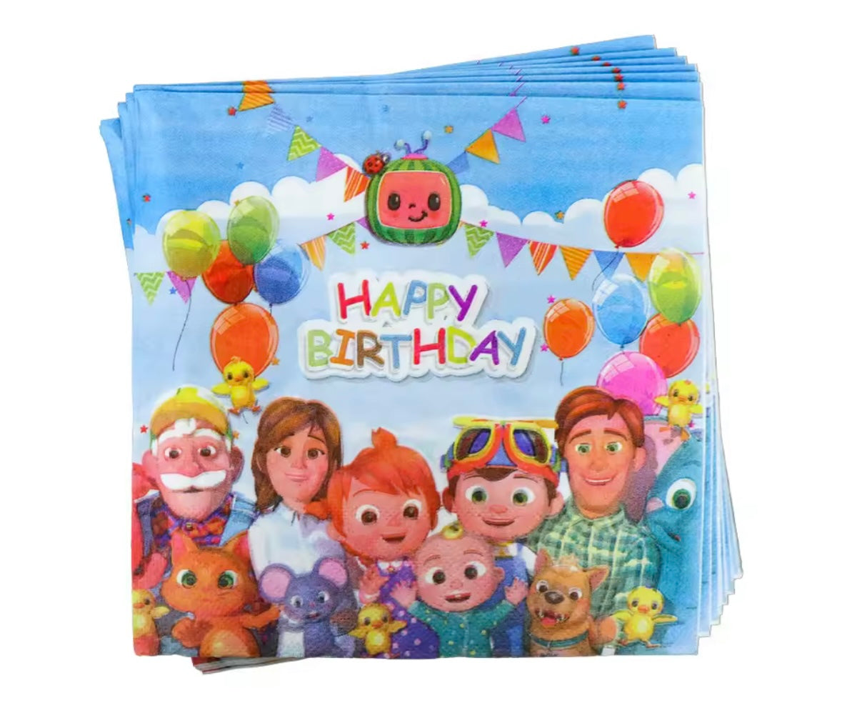 Kit déco à thème - Cocomelon Run Festif 974