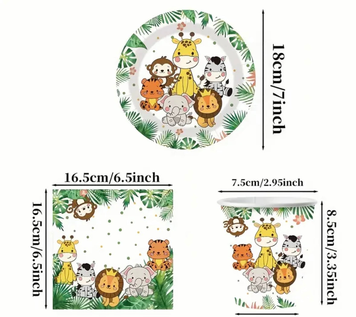 Kit déco à thème - SAFARI Run Festif 974