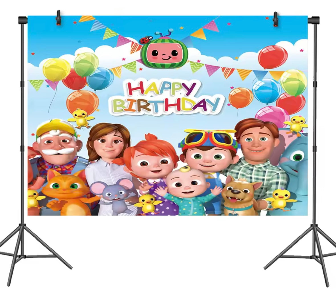 Kit déco à thème - Cocomelon Run Festif 974