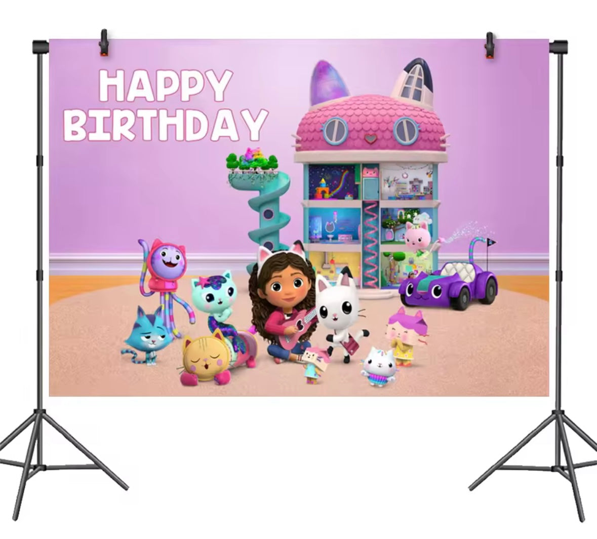 kit déco à thème - Gabby et la Maison des Poupées Chat Run Festif 974