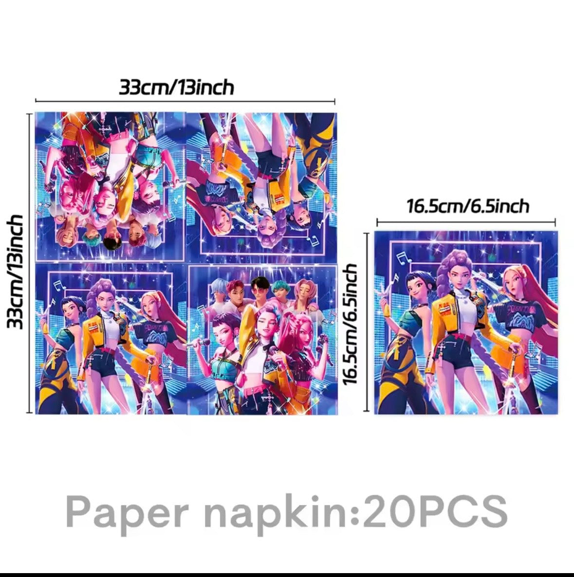 Kit déco à thème - KPop Demon Hunters