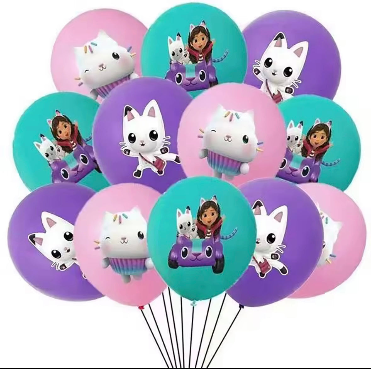 kit déco à thème - Gabby et la Maison des Poupées Chat Run Festif 974