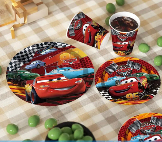Kit déco à thème - Cars – Flash McQueen Run Festif 974