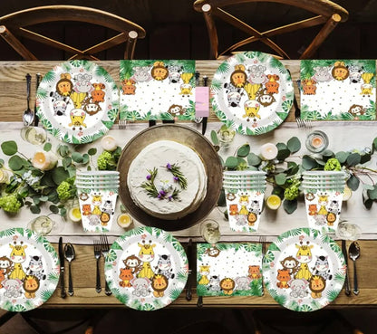 Kit déco à thème - SAFARI Run Festif 974