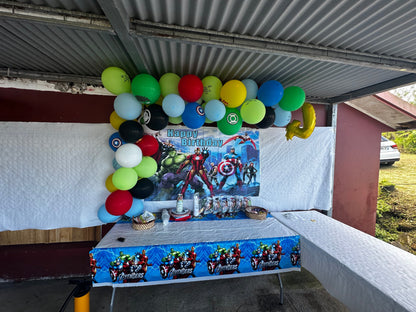 Kit déco à thème - Avengers Run Festif 974